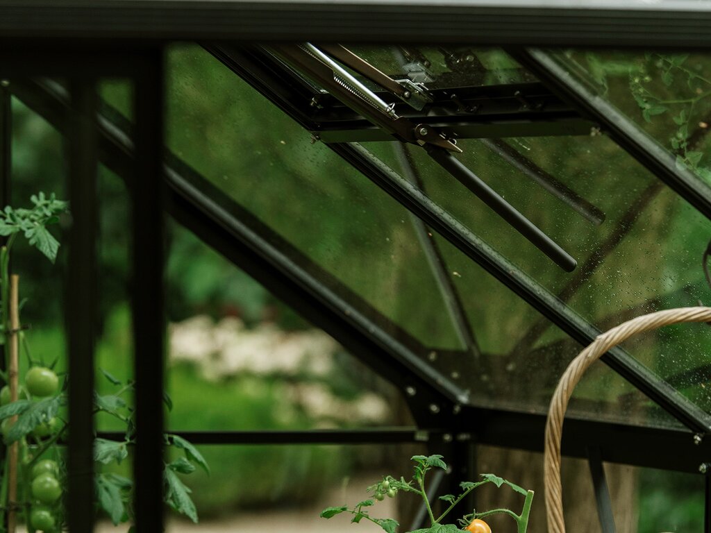 Drivhus Royal Well | Spire 6,0m² | Sort - Bilde 9