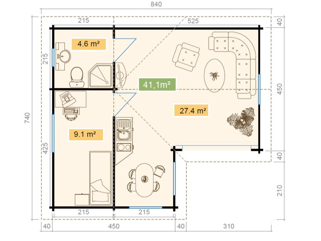Hytte | Senja | 48m² - Bilde 3