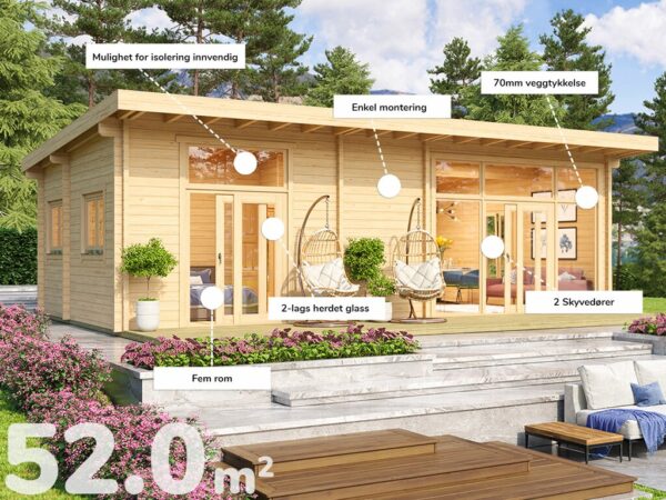 Hytte | Vanse  | 54m²