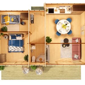 Hytte | Vanse  | 54m²