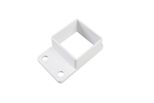 Brakett til aluminium rekkverk | hvit | 4 stk