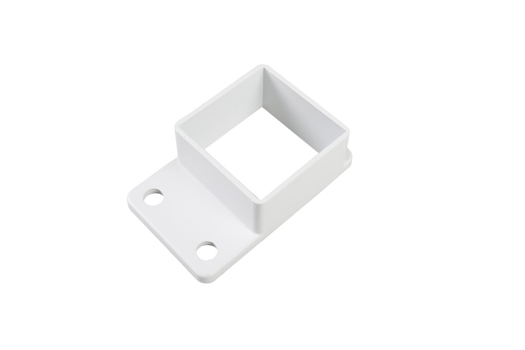 Brakett til aluminium rekkverk | hvit | 4 stk - Bilde 1