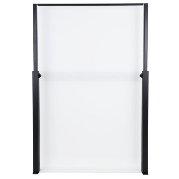 Glassgjerde hev/senk 123x110/180 cm