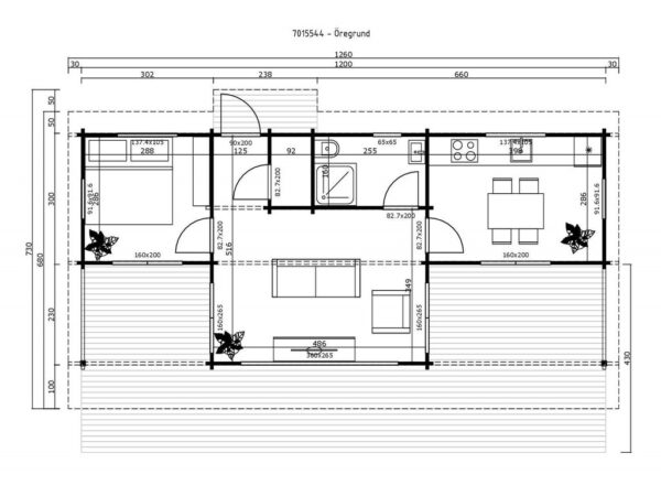 Hytte | Tynset 70mm | 61,2m²