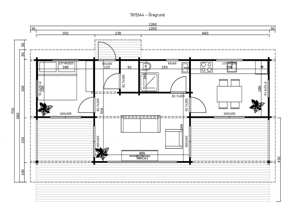 Hytte | Tynset 70mm | 61,2m² - Bilde 2