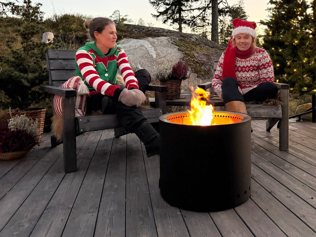 Smokeless bålpanne m/trekk sort - Bilde 3