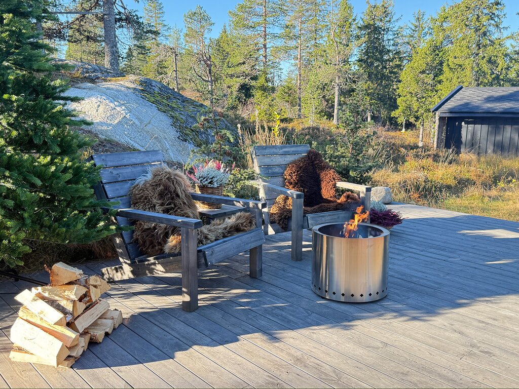 Smokeless bålpanne m/trekk stål - Bilde 1