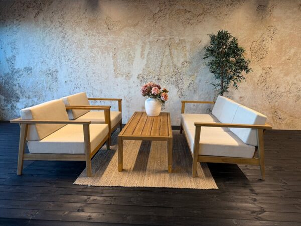 Berg loungestol teak