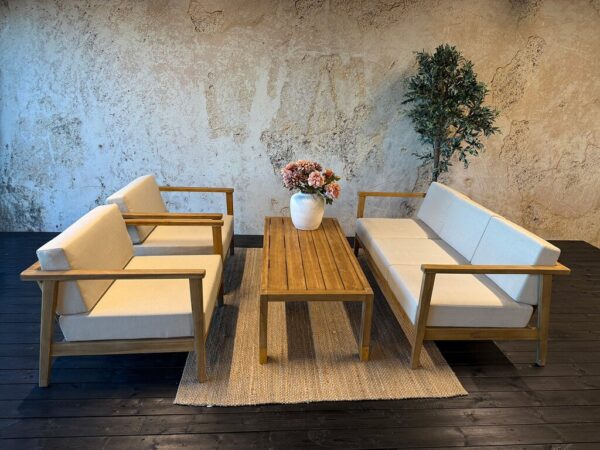 Berg 3-seter teak