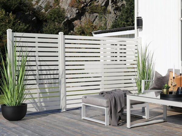 Levegg Aluminium 90x142,5 cm | Hvit