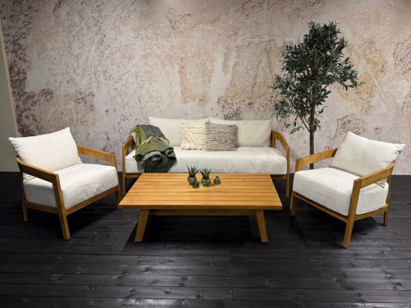 Lund loungestol teak