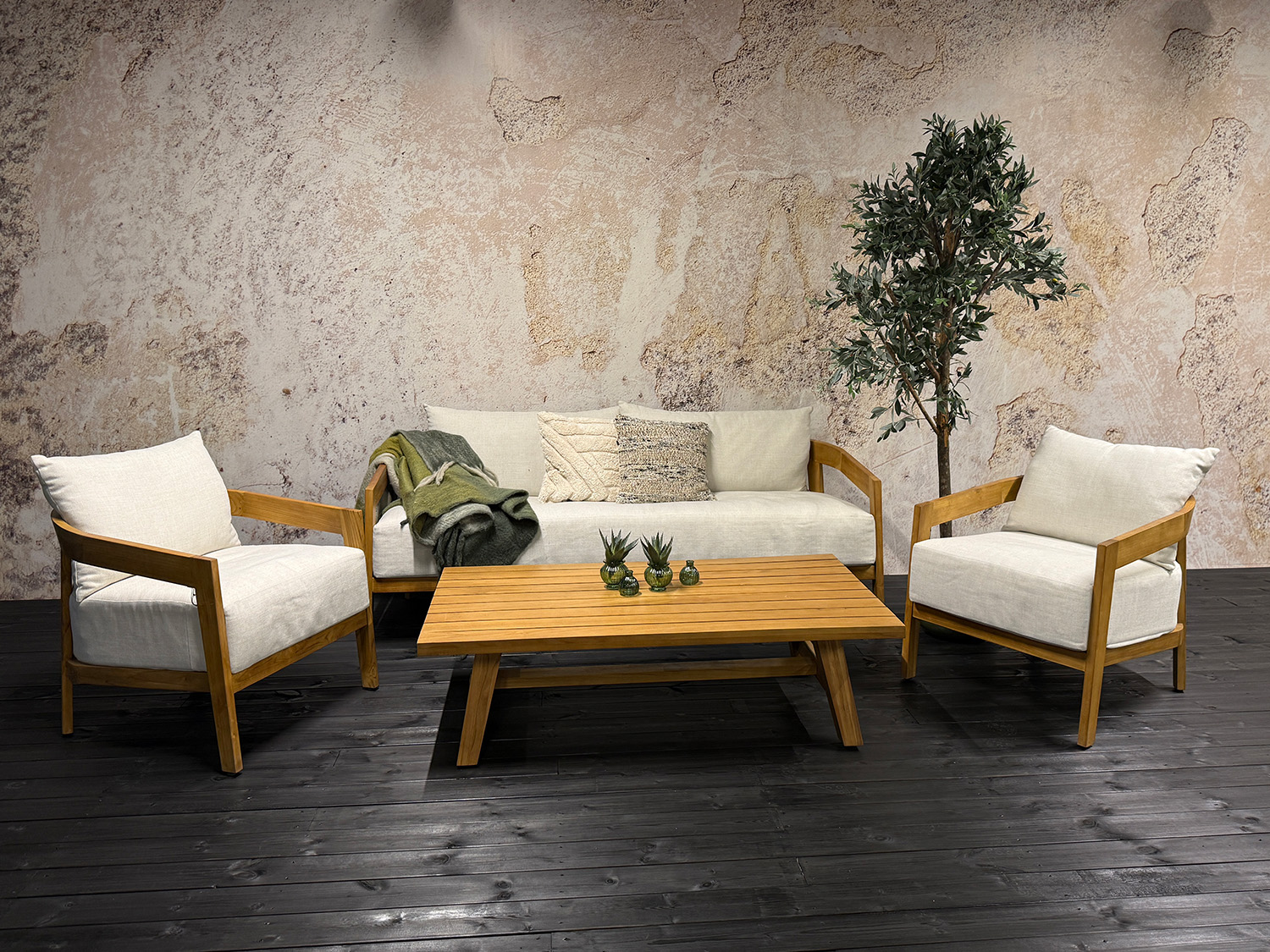 Lund loungesett teak - Bilde 6