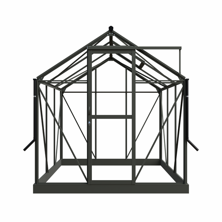 Drivhus Royal Well Solstuen 4,5m² Sort - Bilde 9