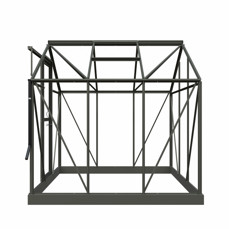 Drivhus Royal Well Solstuen 4,5m² Sort - Bilde 11