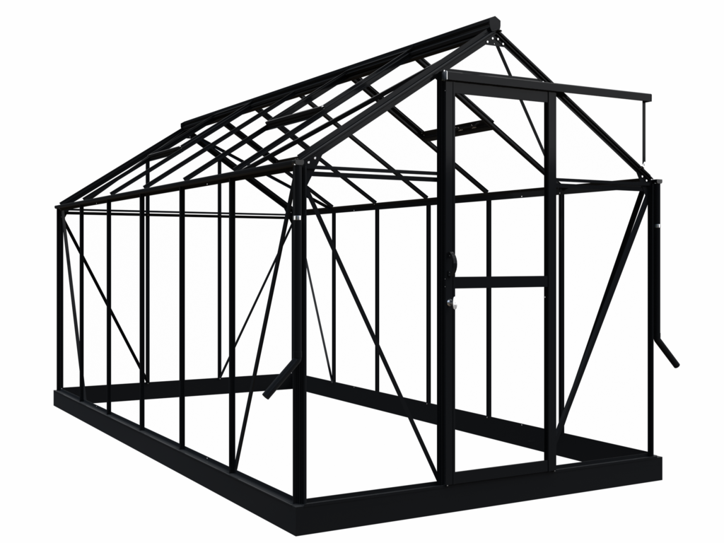 Drivhus Royal Well | Solstuen 9m² | Sort - Bilde 5