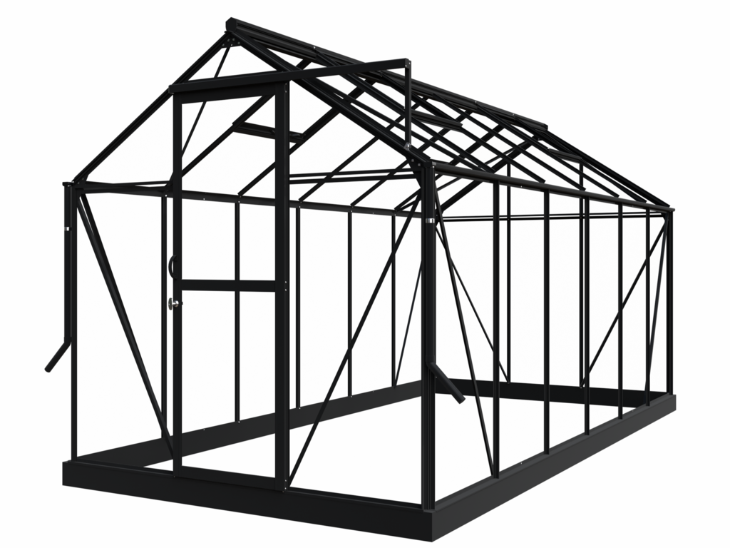 Drivhus Royal Well | Solstuen 9m² | Sort - Bilde 6