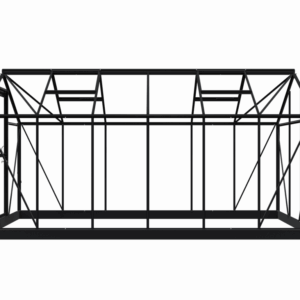 Drivhus Royal Well Solstuen 9m² Sort