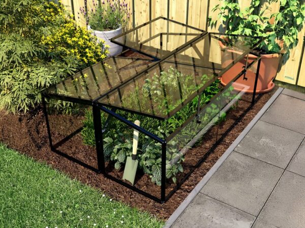 Drivhus til pallekarm Royal Well | Sort