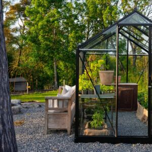 Drivhus Royal Well Solstuen 9m² Sort