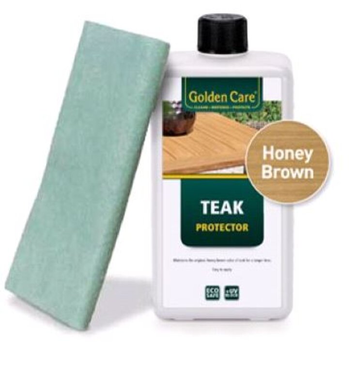 Golden Care Teak Protector honey brown 1L - Bilde 1