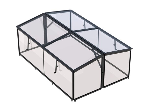 Drivhus til pallekarm Royal Well | Sort