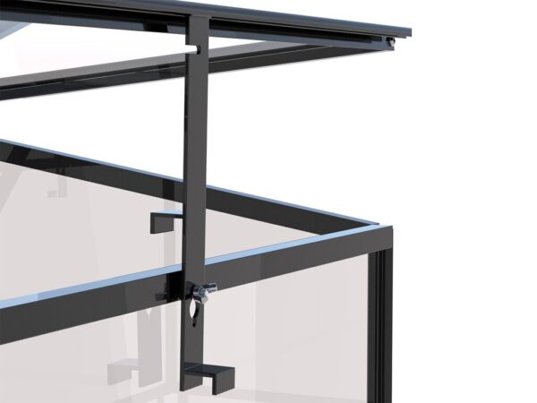 Drivhus til pallekarm Royal Well | Sort