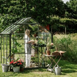 Large_Royal-Well-solstue-grønn_1 Drivhus Royal well Solstuen 4,5m² Olivengrå