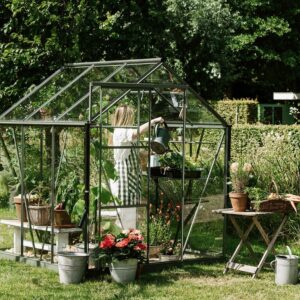 Large_Royal-Well-solstue-grønn_2 Drivhus Royal Well Solstuen 6,1m² Olivengrå