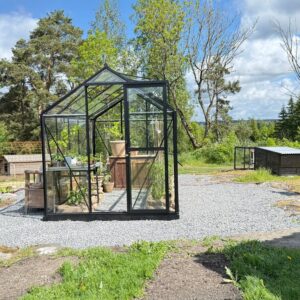 Large_Solstuen 4_3 Drivhus Royal Well Solstuen 6,1m² Sort