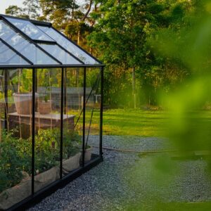 Drivhus Royal Well Solstuen 9m² Sort