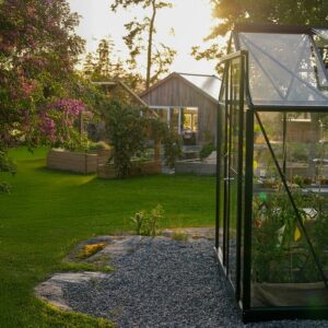 Drivhus Royal Well Solstuen 9m² Sort