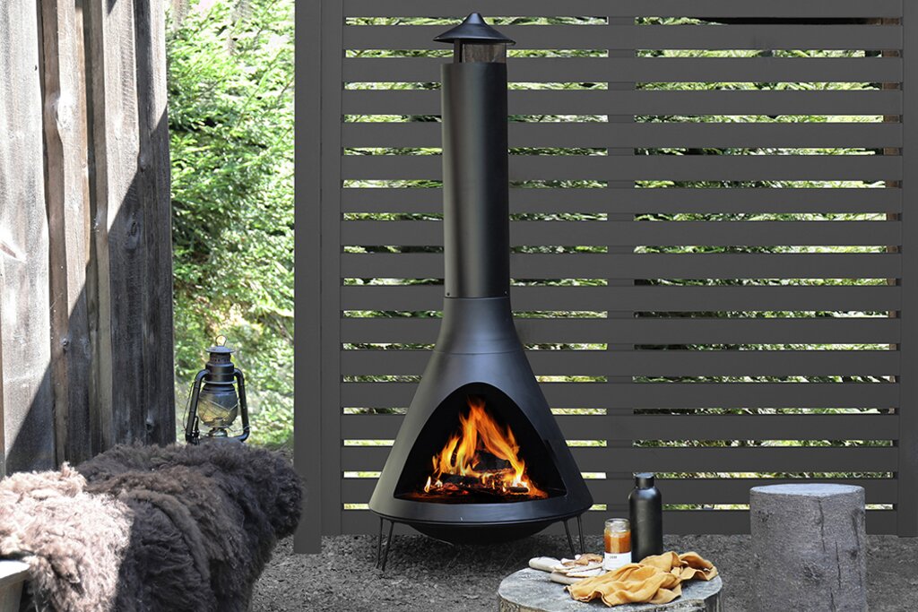 Stolpe Aluminium m/hatt 152 cm | Sort - Bilde 2