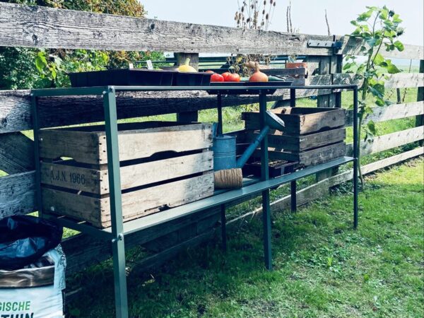 Plantebenk 185cm Olivengrå Royal Well