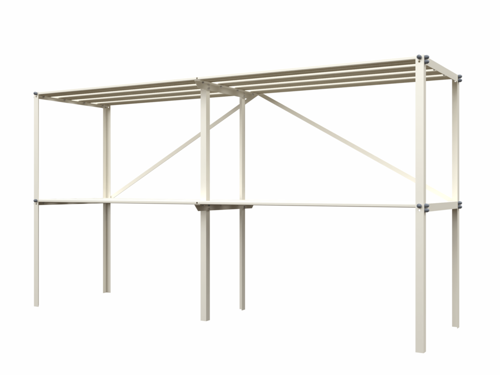 Plantebenk 185cm Hvit Royal Well - Bilde 2