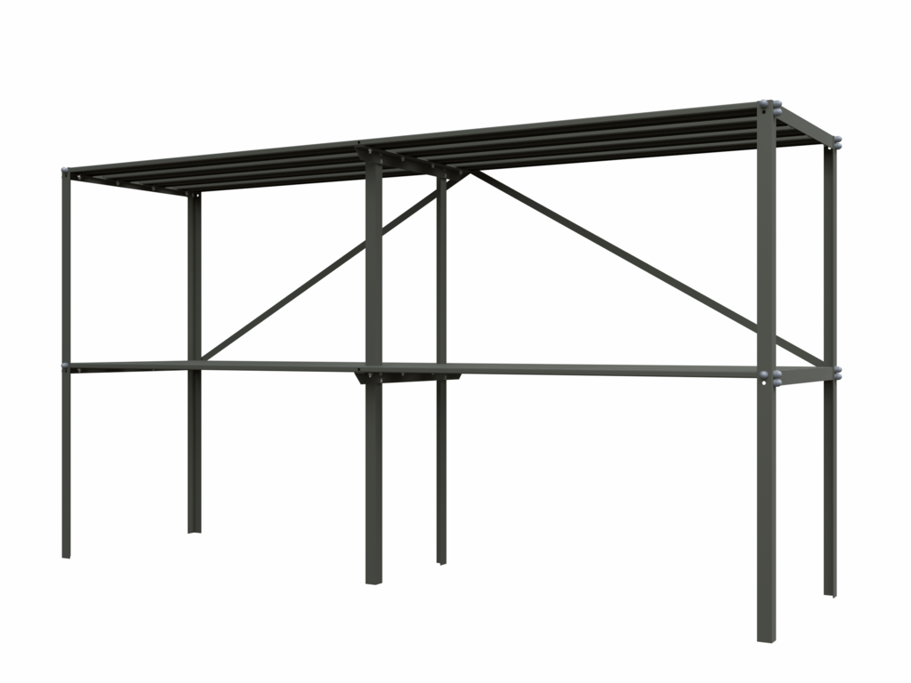 Plantebenk 185cm Olivengrå Royal Well - Bilde 2