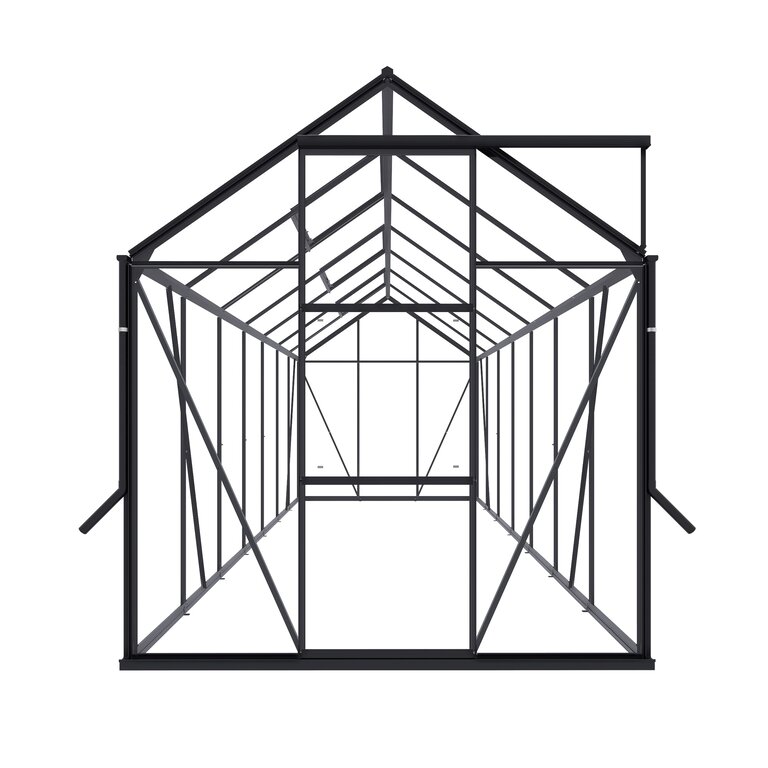 Drivhus Royal Well | Spire 8,5m² | Sort - Bilde 4