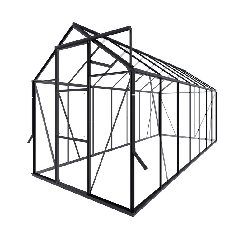 Drivhus Royal Well | Spire 8,5m² | Sort - Bilde 5