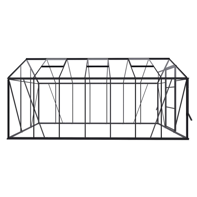 Drivhus Royal Well | Spire 8,5m² | Sort - Bilde 6