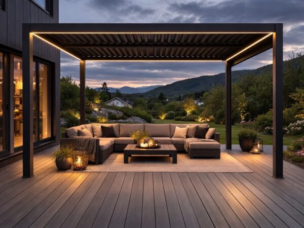 LED belysning Sørøya pergola 3x4m