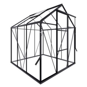 Drivhus Royal Well Spire 3,7m²  Sort