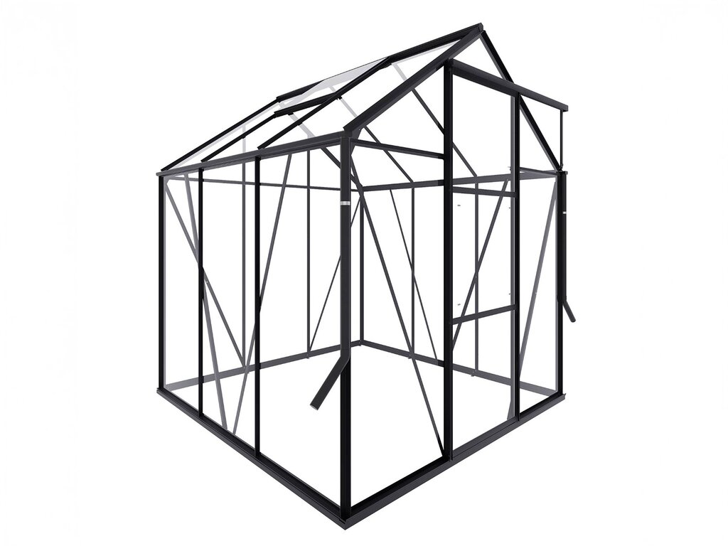 Drivhus Royal Well Spire 3,7m²  Sort - Bilde 4