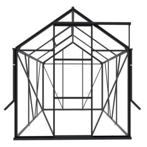Drivhus Royal Well Spire 3,7m²  Sort