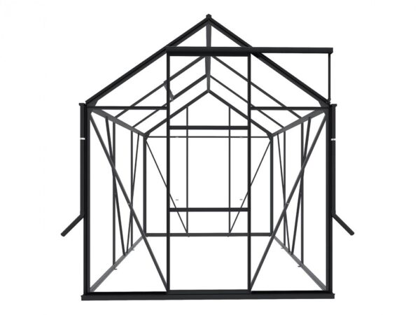 Drivhus Royal Well Spire 3,7m²  Sort