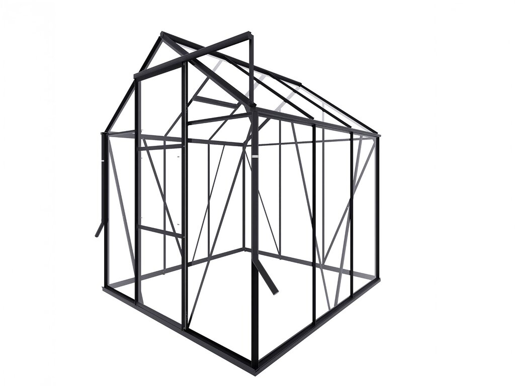 Drivhus Royal Well Spire 3,7m²  Sort - Bilde 6