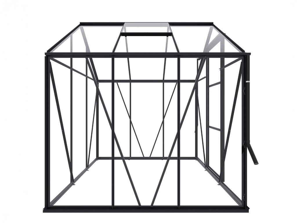 Drivhus Royal Well Spire 3,7m²  Sort - Bilde 7