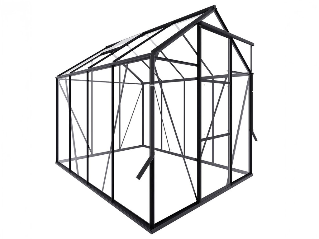 Drivhus Royal Well Spire 4,8m²  Sort - Bilde 6