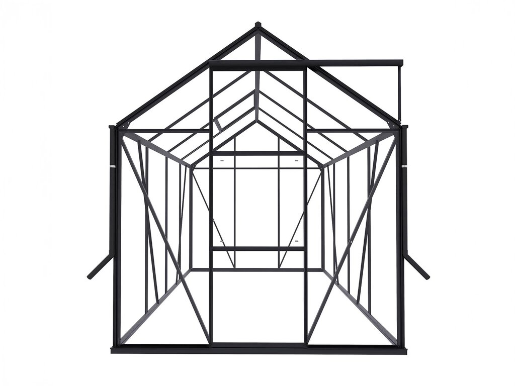 Drivhus Royal Well Spire 4,8m²  Sort - Bilde 7