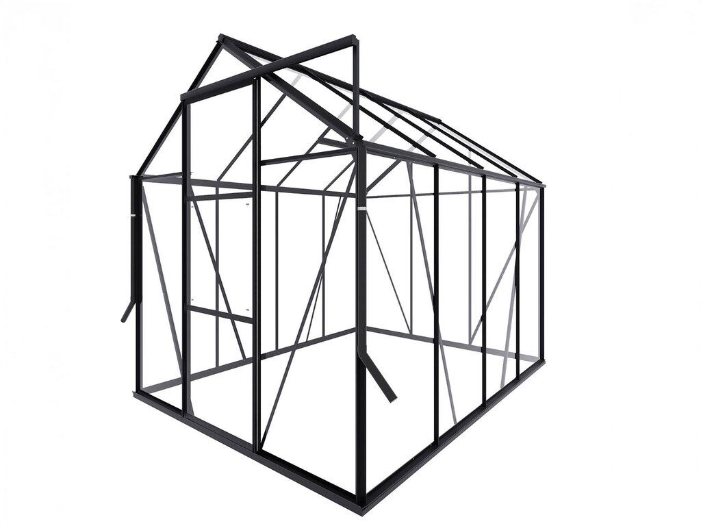 Drivhus Royal Well Spire 4,8m²  Sort - Bilde 8