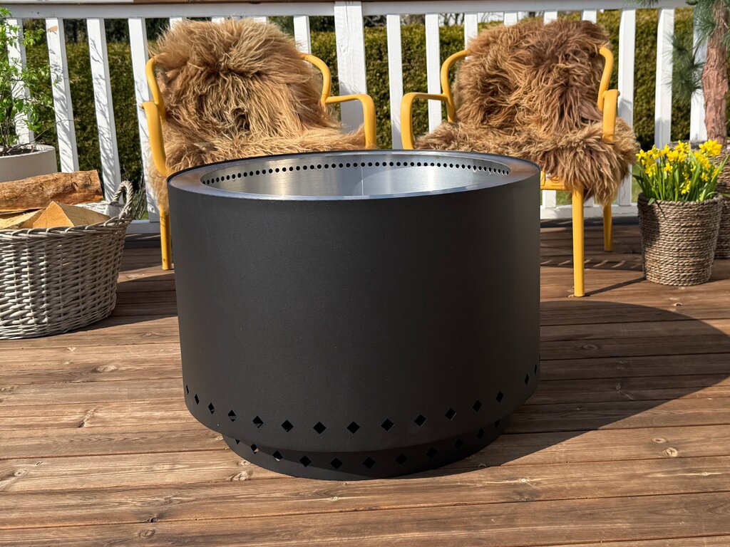 Smokeless bålpanne 71cm sort - Bilde 2