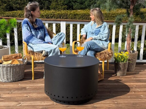 Smokeless bålpanne 71cm sort